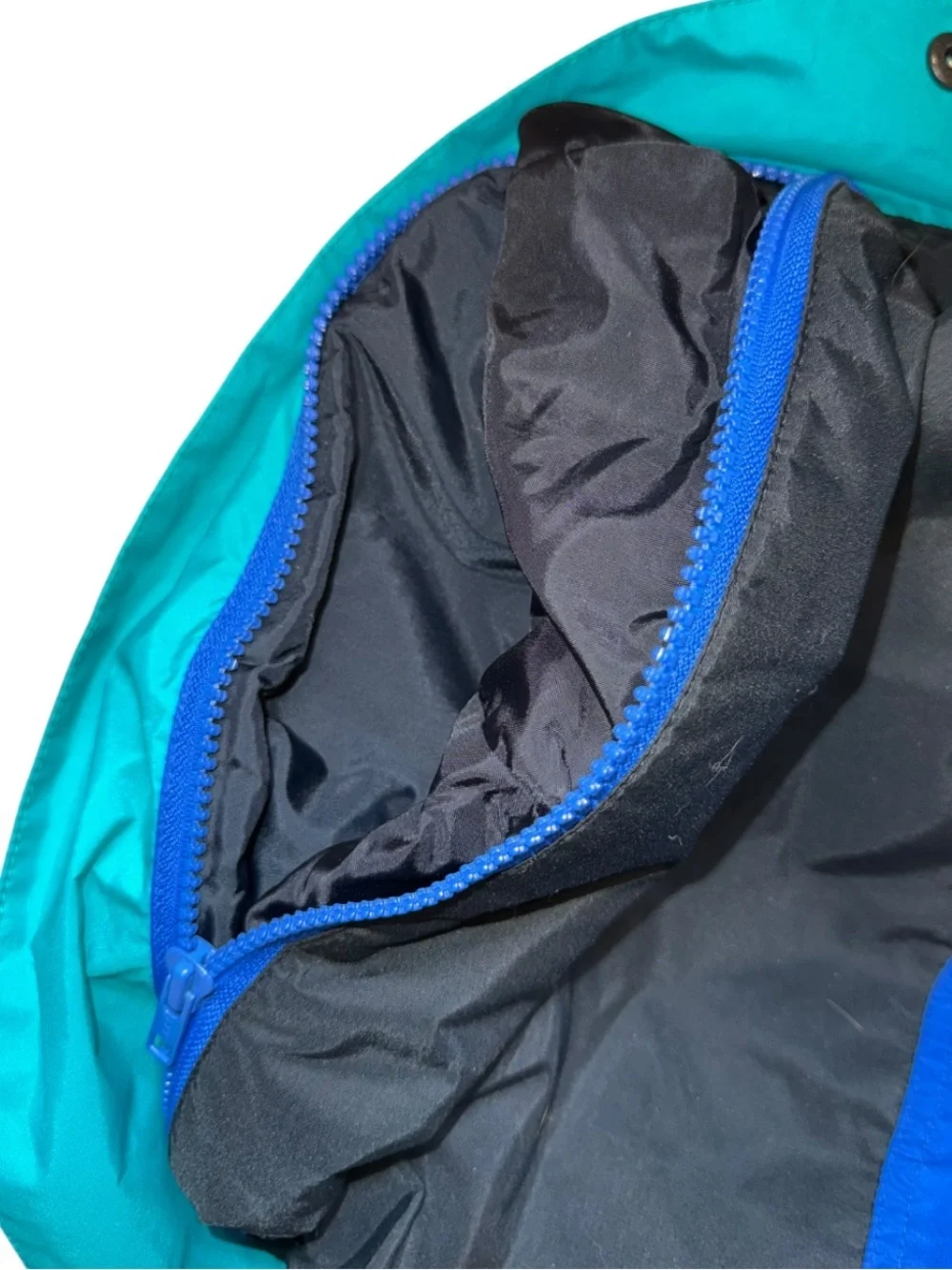 Columbia Vintage 90s Ski Snow Suit One Piece Men’s XL Blue Teal Snowsuit